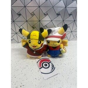 Pokémon Center 25th Celebration - Johto Region Pikachu Poké Plush - 7in w tags